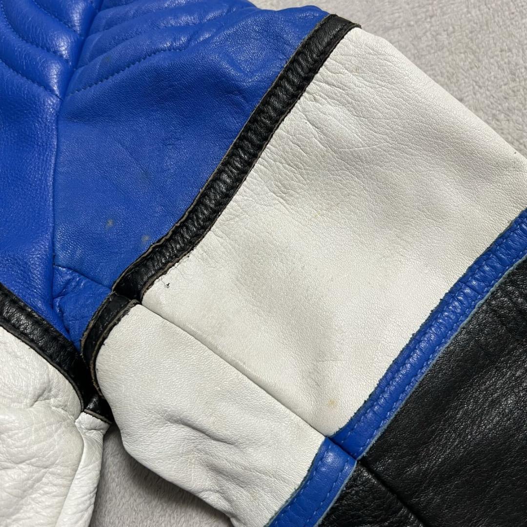 本革 シングルライダース レザージャケット バイカー R-8496