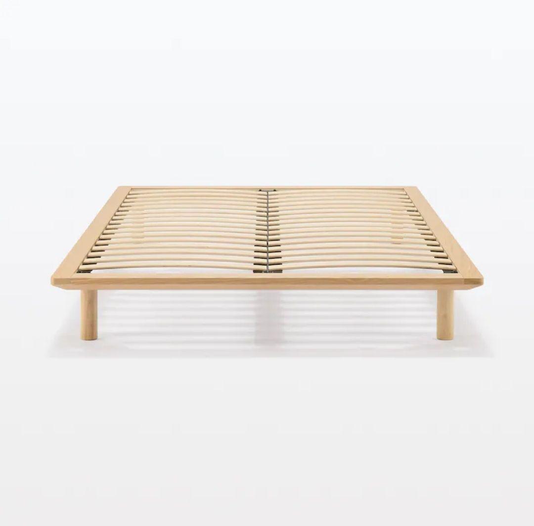 【無印良品】ベッドフレーム　ダブル　オーク材