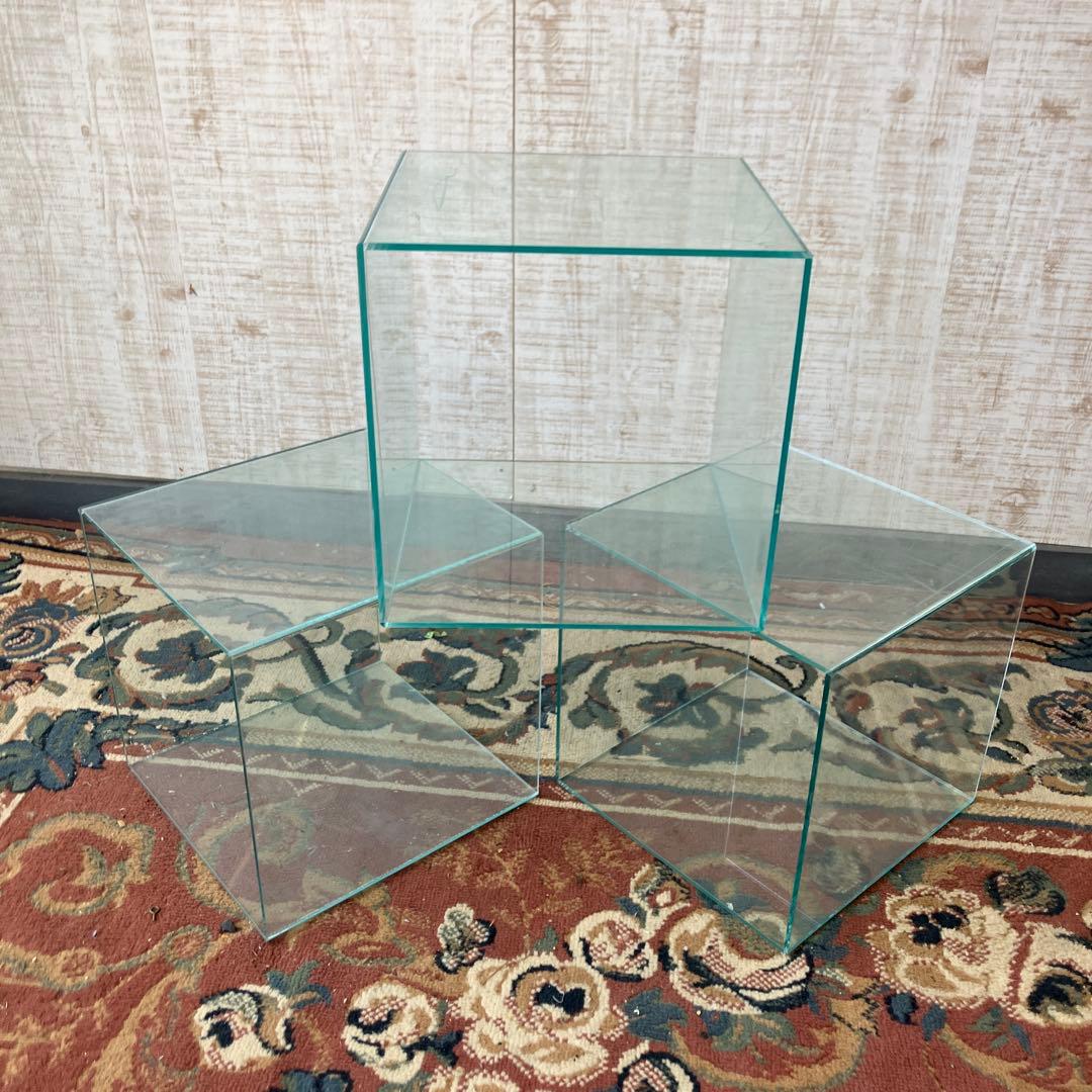 立方体収納 アクリルショーケース 3点セット 飾り棚 ディスプレイラック