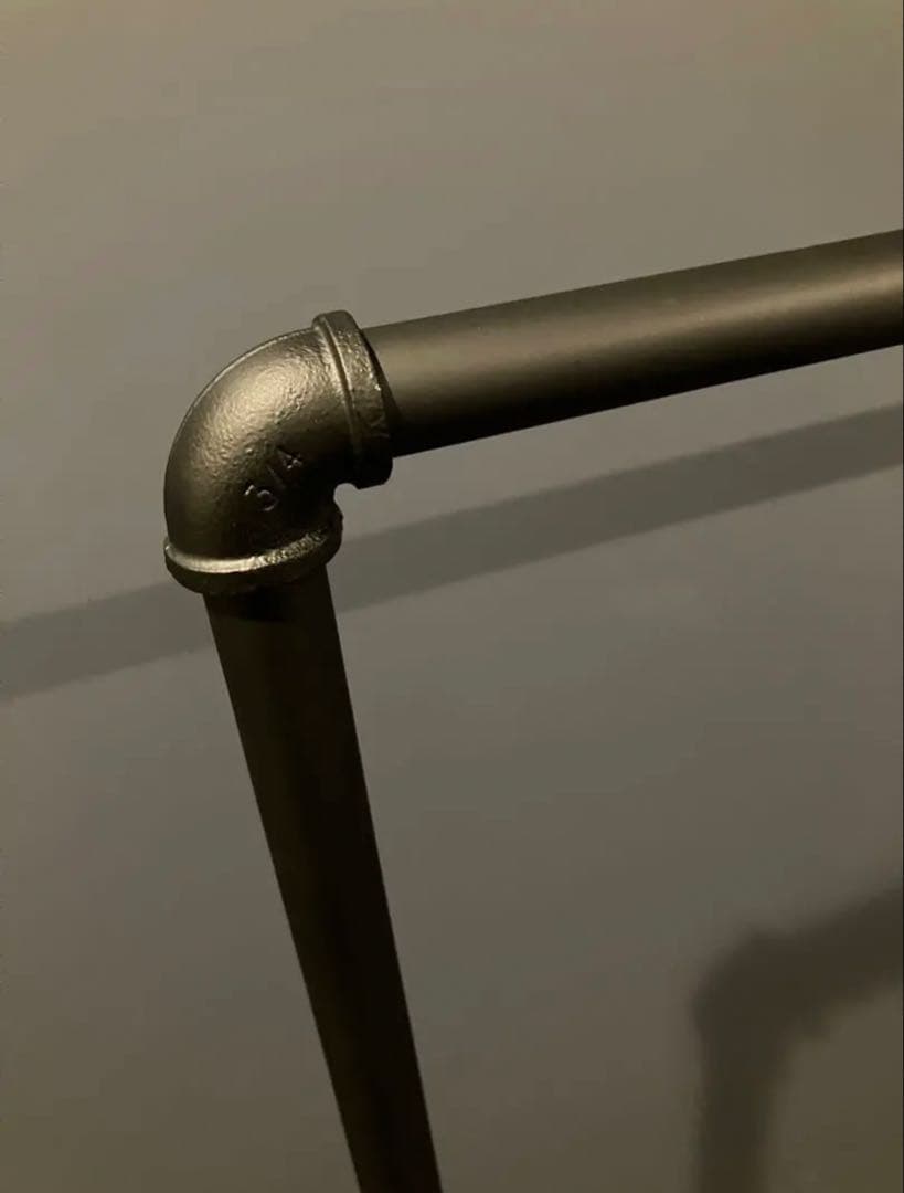 ラック ガス管 アイアン パイプ 鉄 黒 収納 什器 店舗 古着 服 アパレル