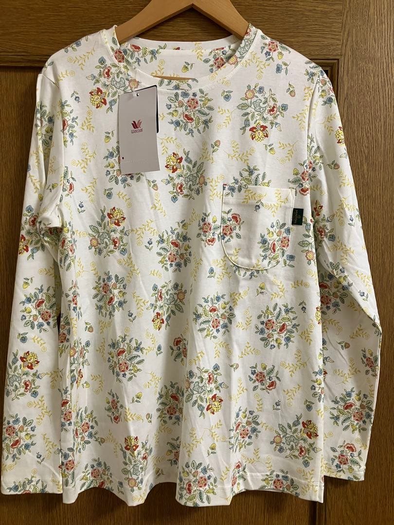 Lunshi　MINTON 花柄 長袖パジャマ Sサイズ