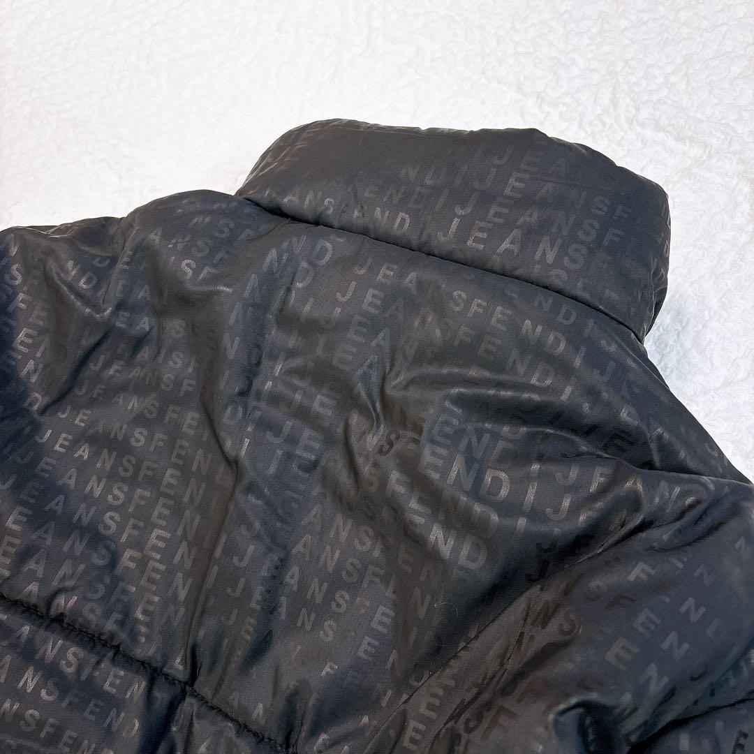 FENDI リバーシブル　デニムダウンジャケット　ズッカ　FF総柄