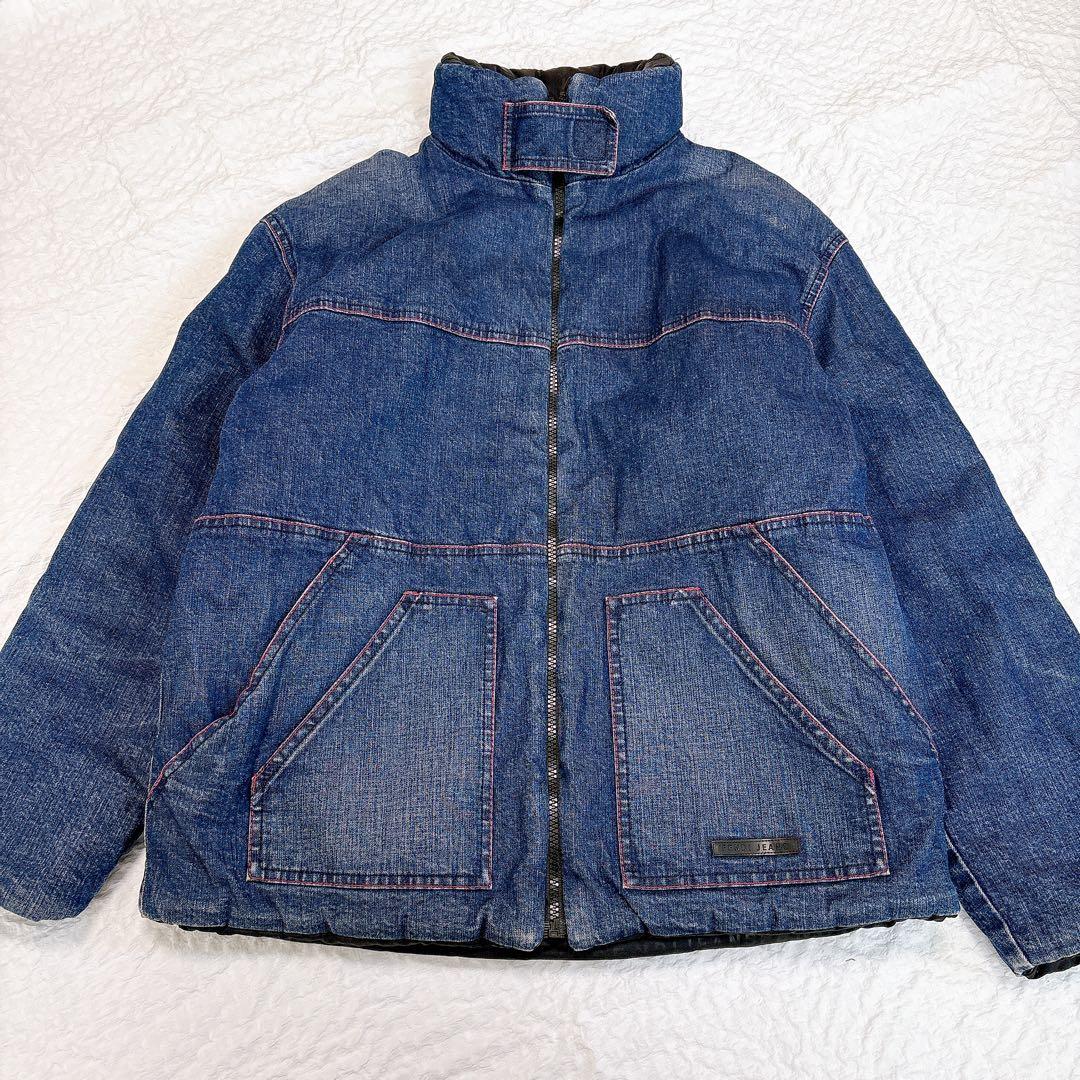 FENDI リバーシブル　デニムダウンジャケット　ズッカ　FF総柄