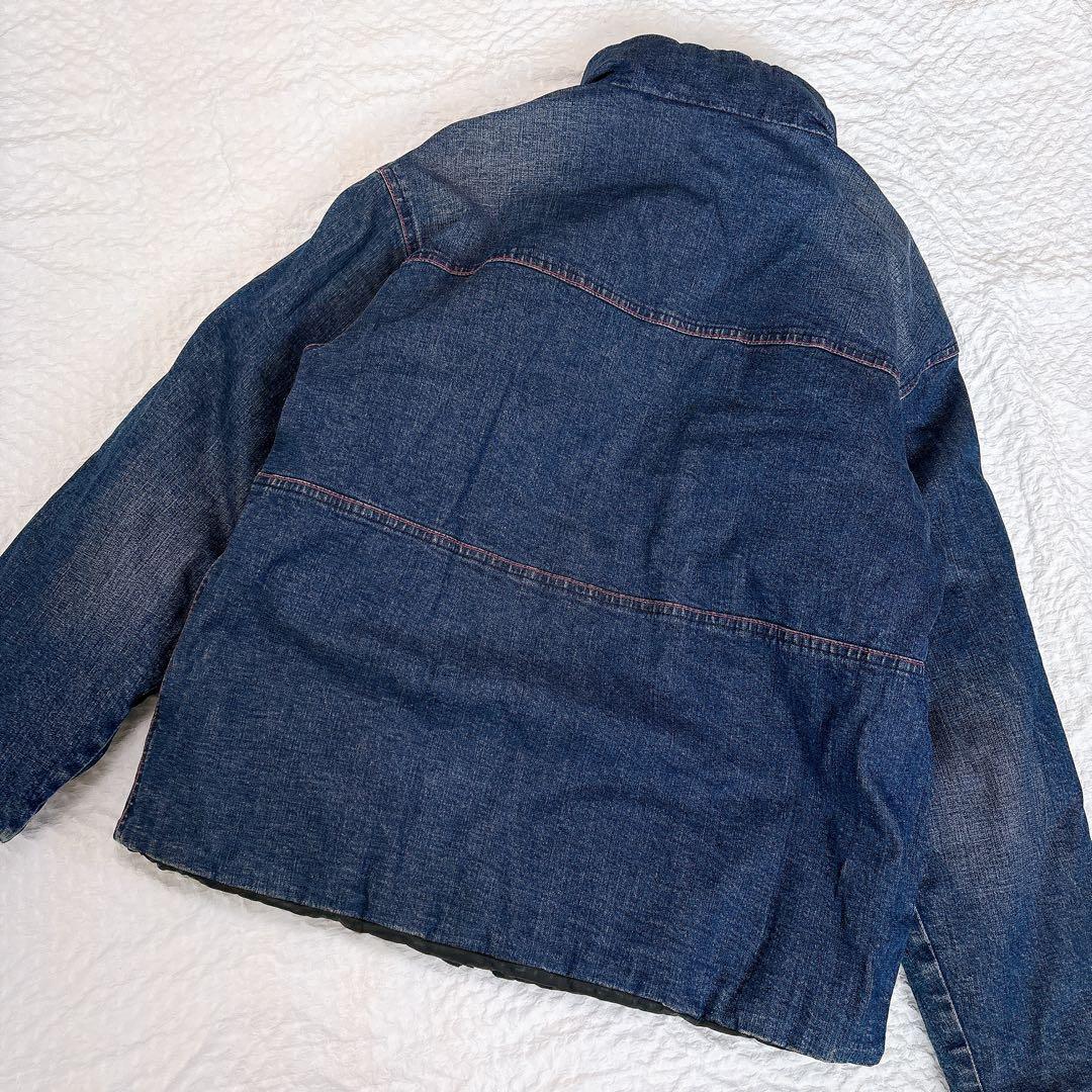 FENDI リバーシブル　デニムダウンジャケット　ズッカ　FF総柄