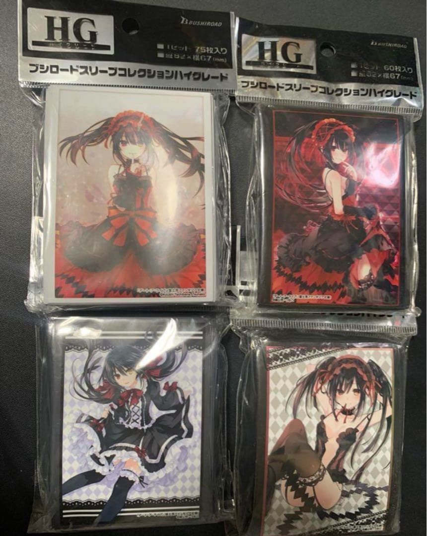 デート・ア・ライブ　時崎狂三　スリーブ　4点　未開封　まとめ売り