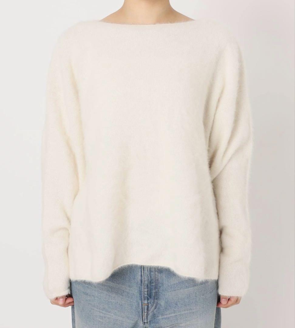 FRAMeWORK FOX/CASHMERE ボートネック プルオーバー