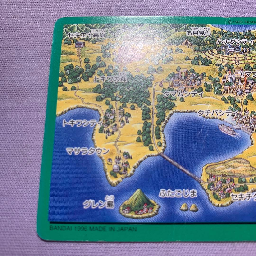 P7510 フシギバナ 緑 ポケモンカードダス 000 タウンマップ