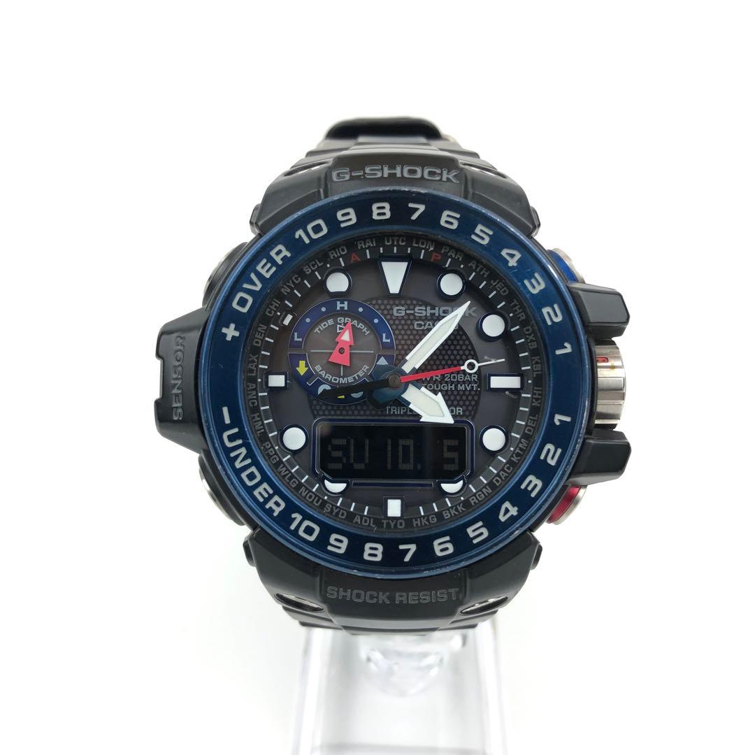 【極美品】 G-SHOCK GWN-1000B CASIO ガルフマスター