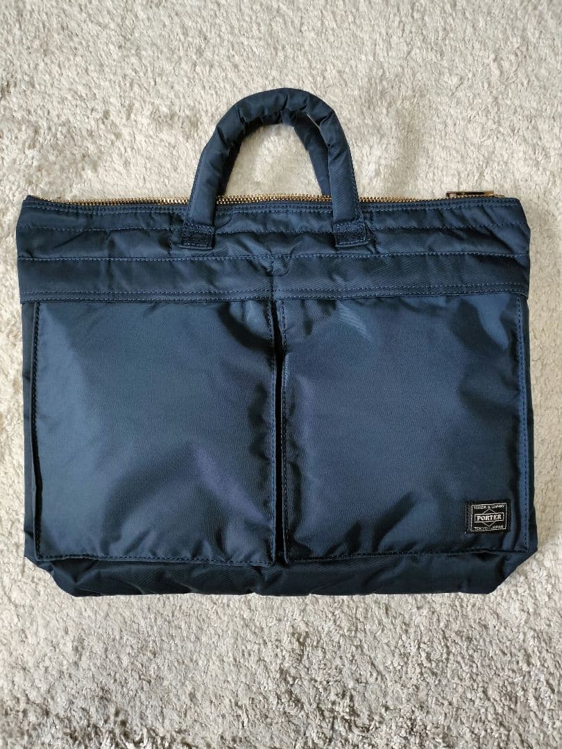 PORTER ポーター タンカー ネイビー ブリーフケース ショルダーバック