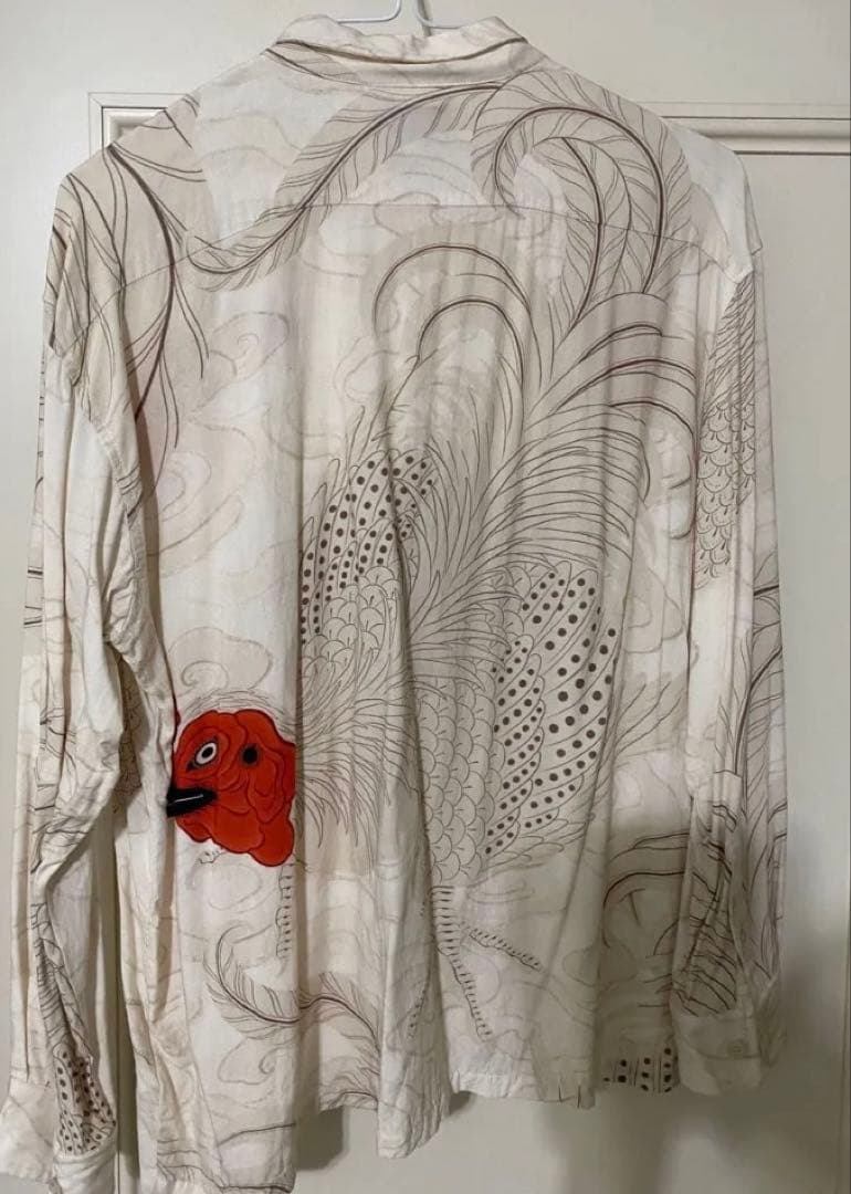 GAKKIN × BUDSPOOL 渦軍鶏 L/S HAWAIIAN SHIRT