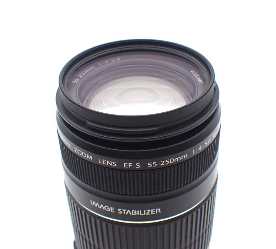 CANON EFS55-250mm F4-5.6 IS EOSシリーズ用 美品