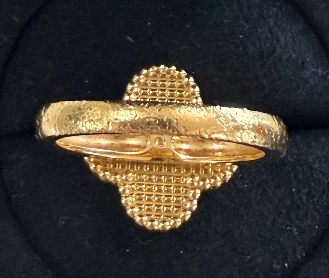 noel　ヴァンクリーフ　マザーオブパール　ゴールドリング　53