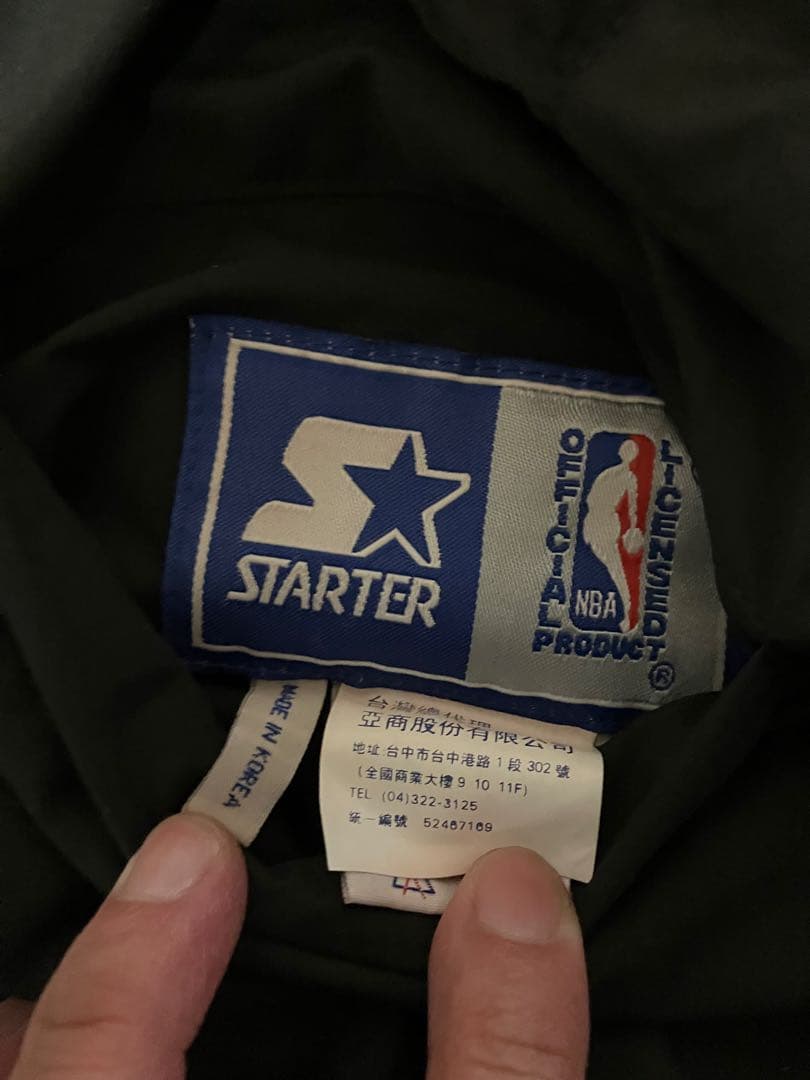 90s starter BULLS Korea製　リバーシブル　ジャケット