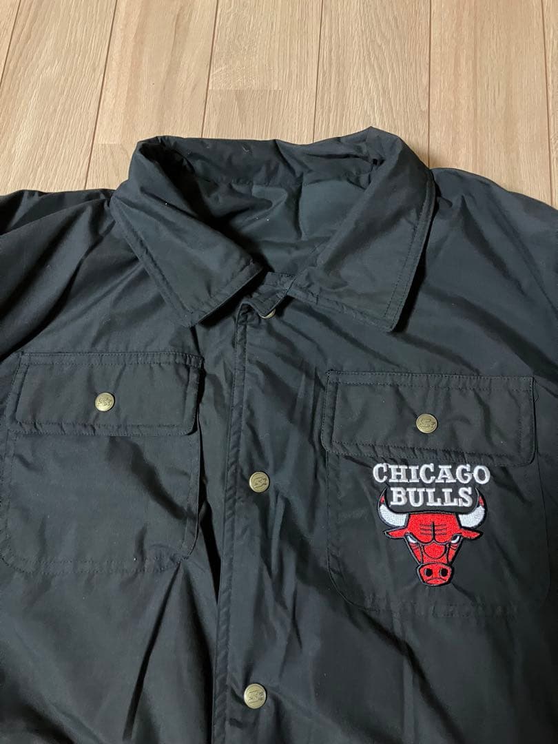 90s starter BULLS Korea製　リバーシブル　ジャケット