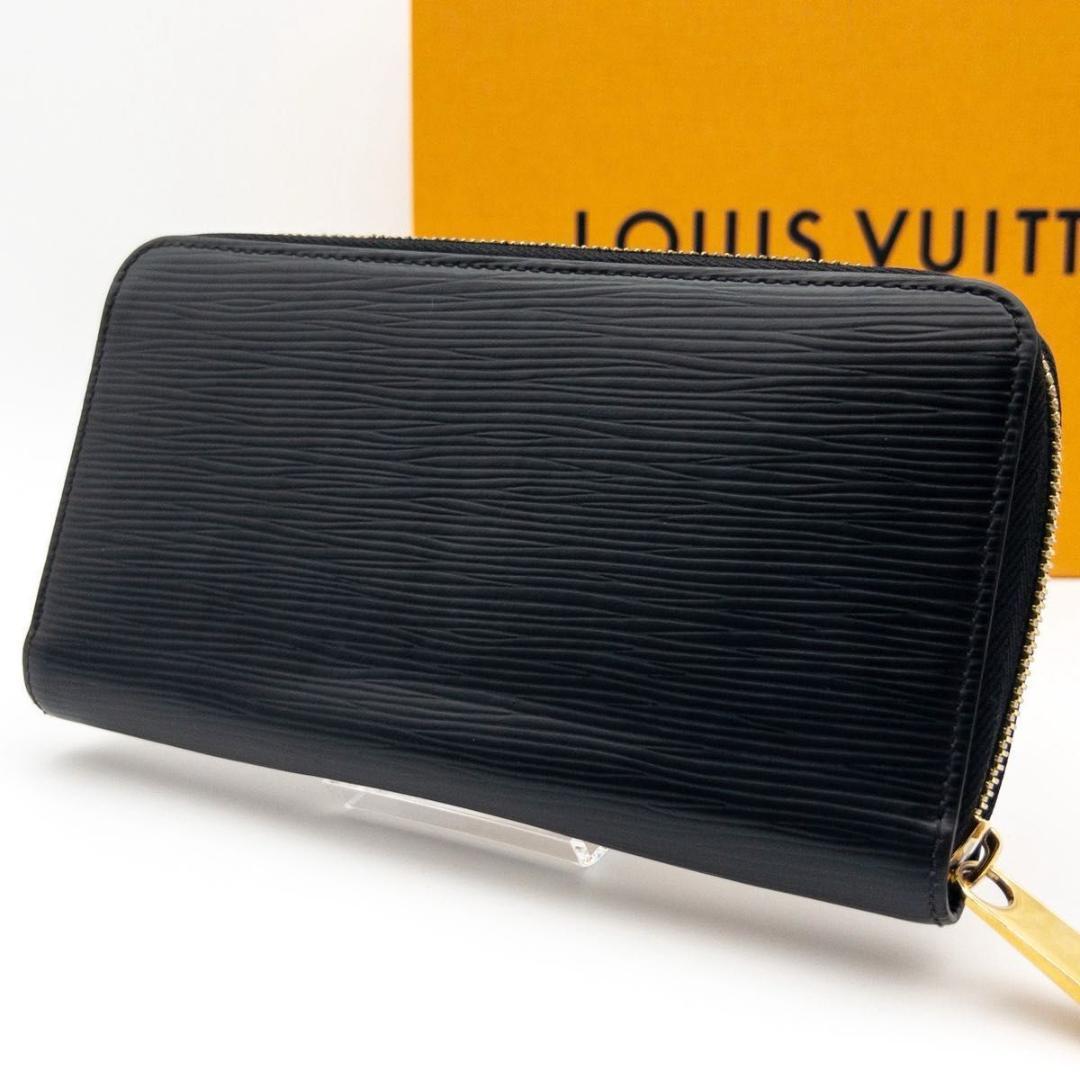 【超極美品】ルイヴィトン　新型ジッピーウォレット　エピ　長財布　黒　ゴールド金具