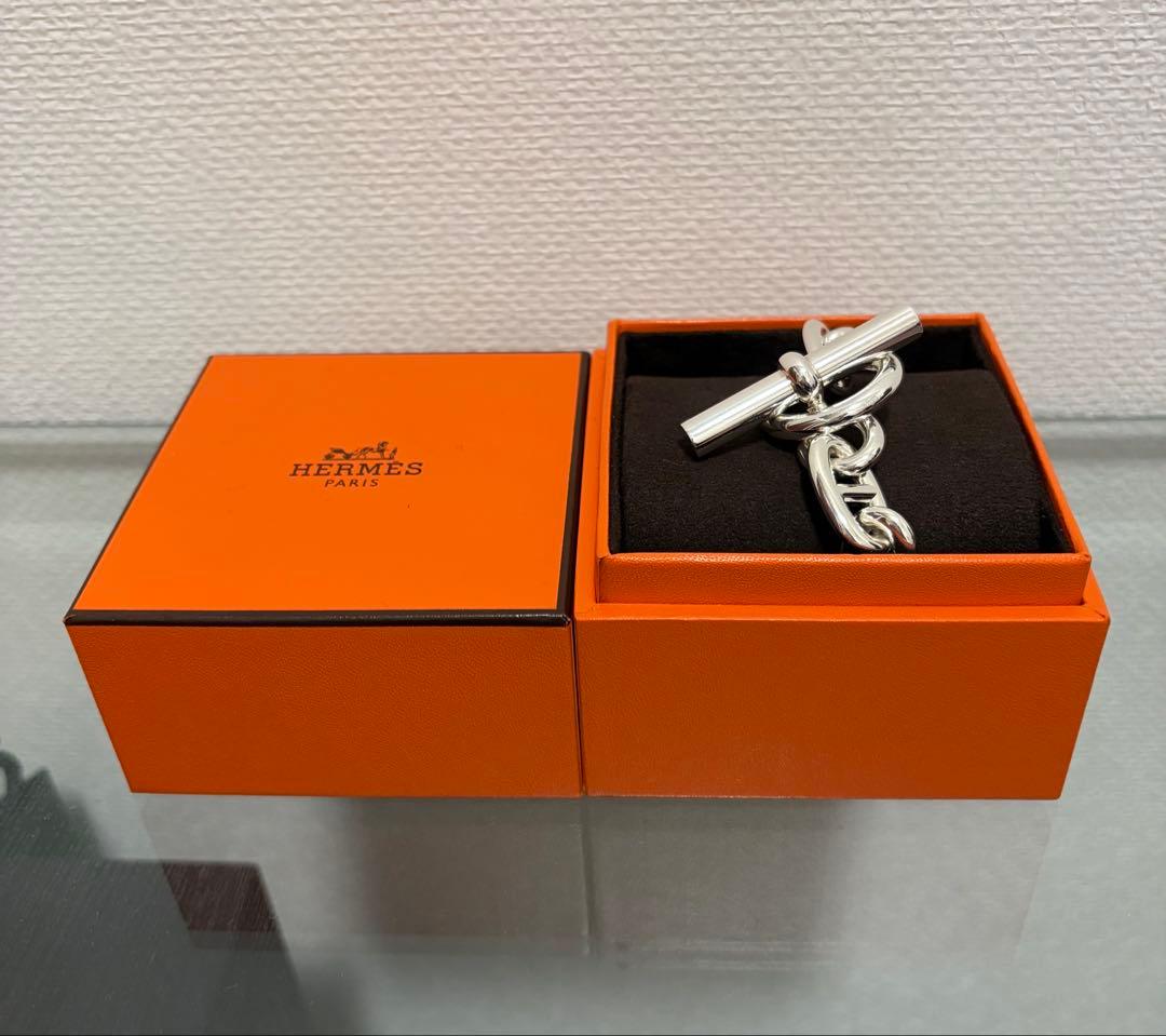 HERMES エルメス シェーヌ•ダンクル ブレスレット TGM 12コマ