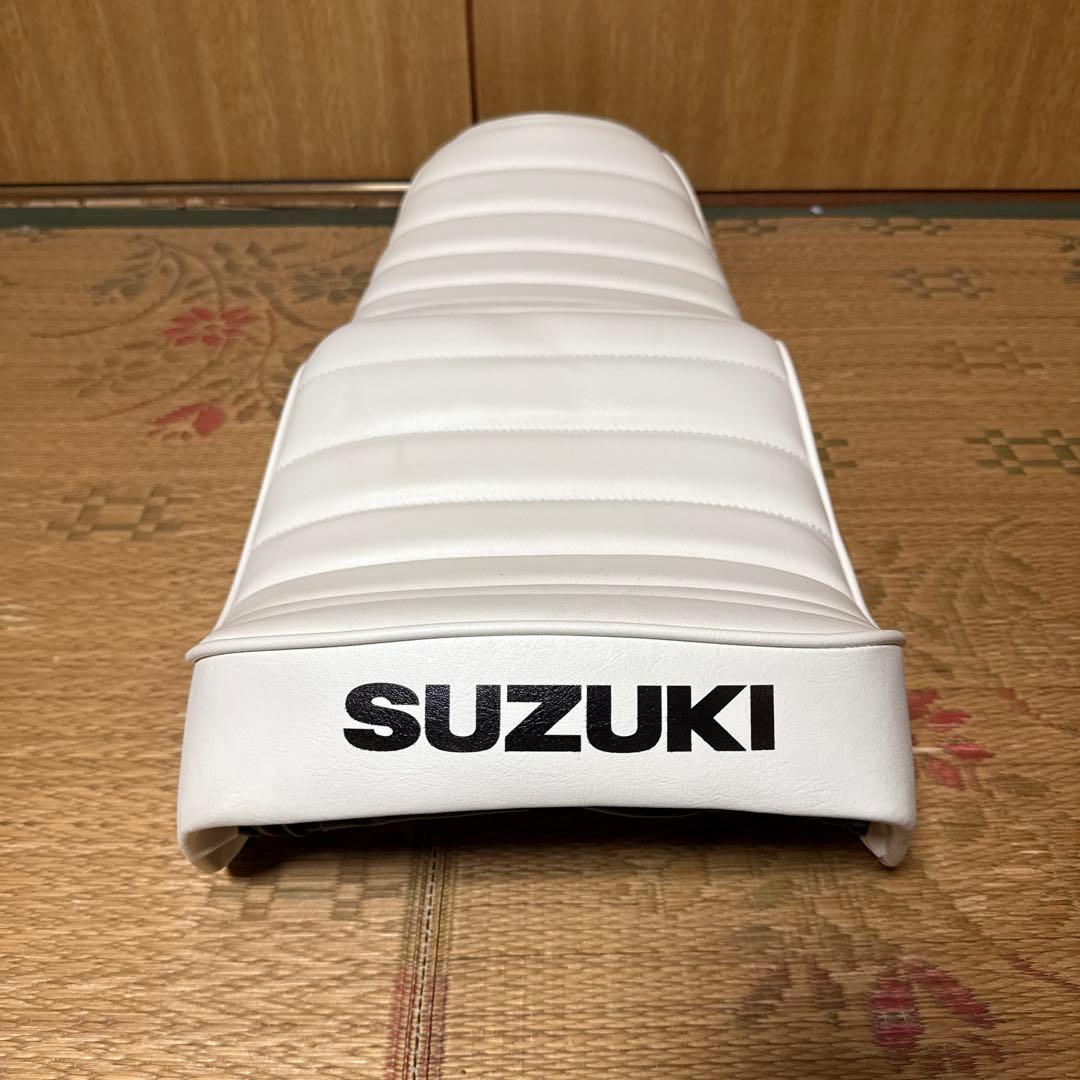 SUZUKI GS750 タックロール　艶なし白