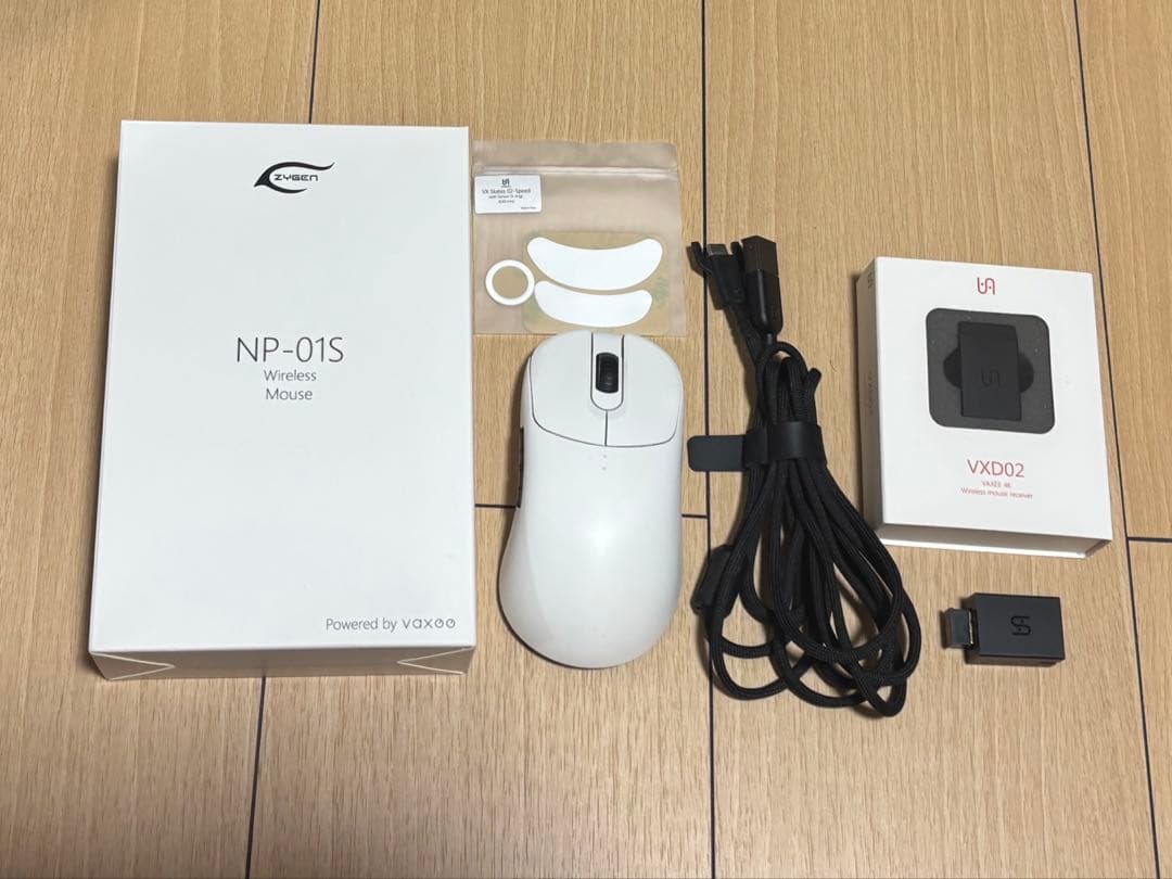 VAXEE ZYGEN NP-01S Wireless 4K マウス　ホワイト