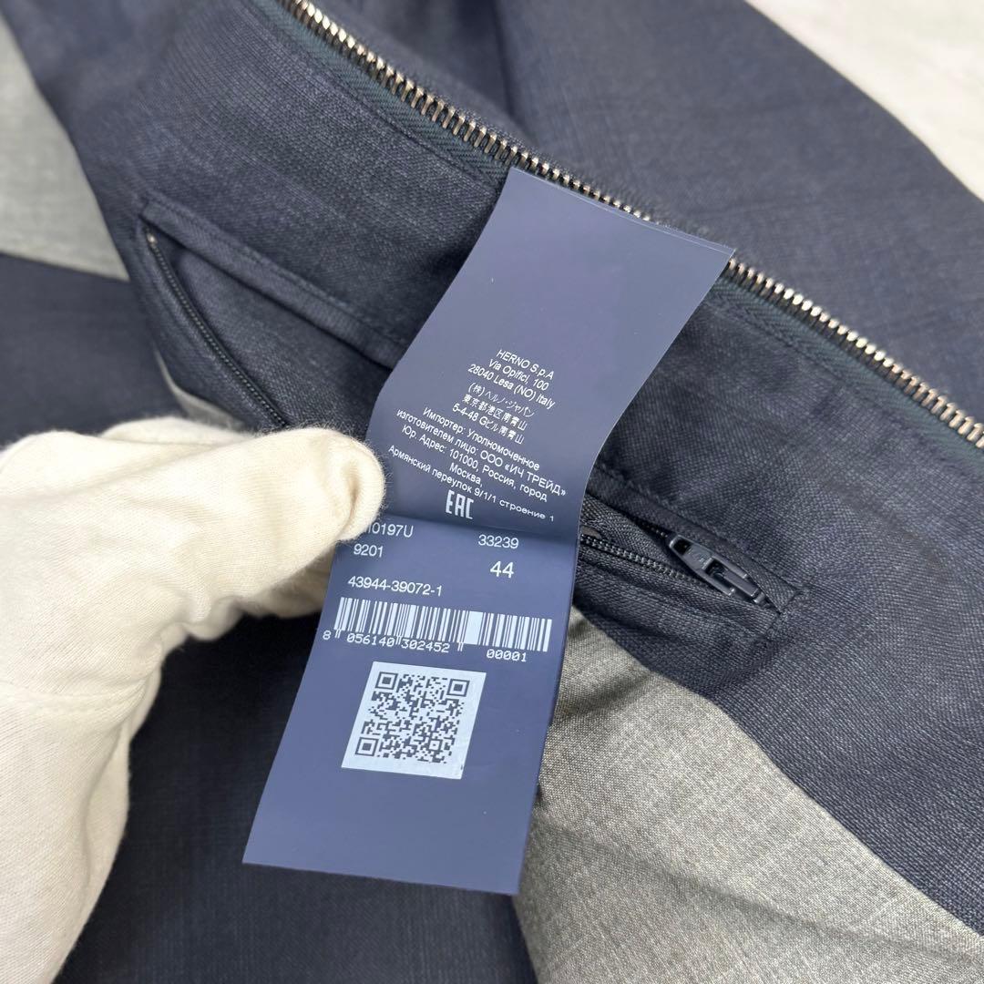 未使用に近い HERNO ヴァルスター型 ブルゾン STORM ロロピアーナ