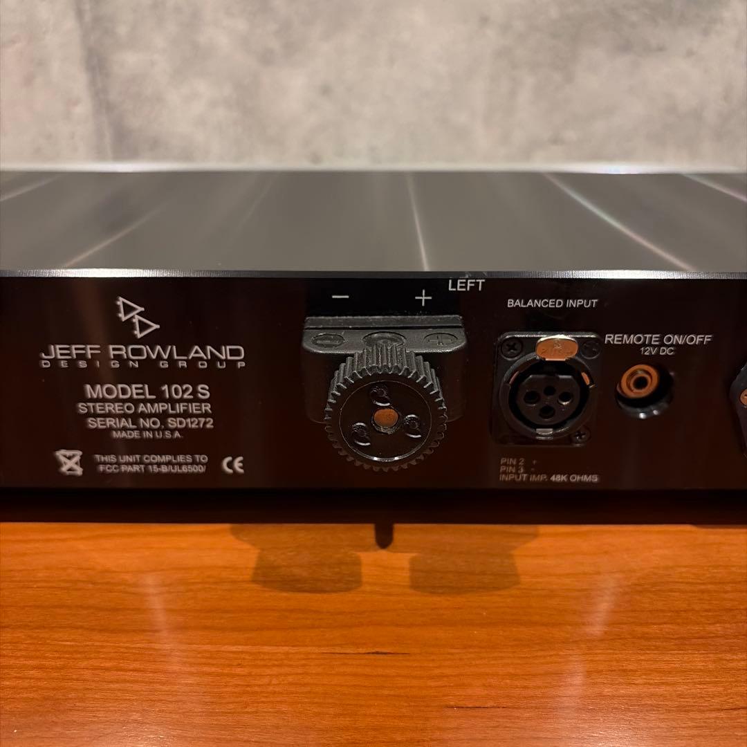 JEFF ROWLAND Model 102S パワーアンプ 美品