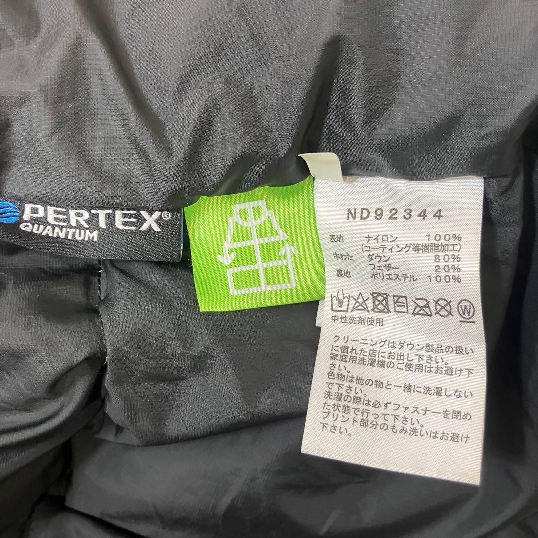 訳あり XL ノースフェイス ウィンドストッパーヌプシ ダウンジャケット 黒