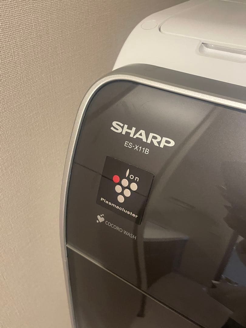 美品23年★シャープ ドラム式洗濯乾燥機 ES-X11B-SR 左開き 11kg