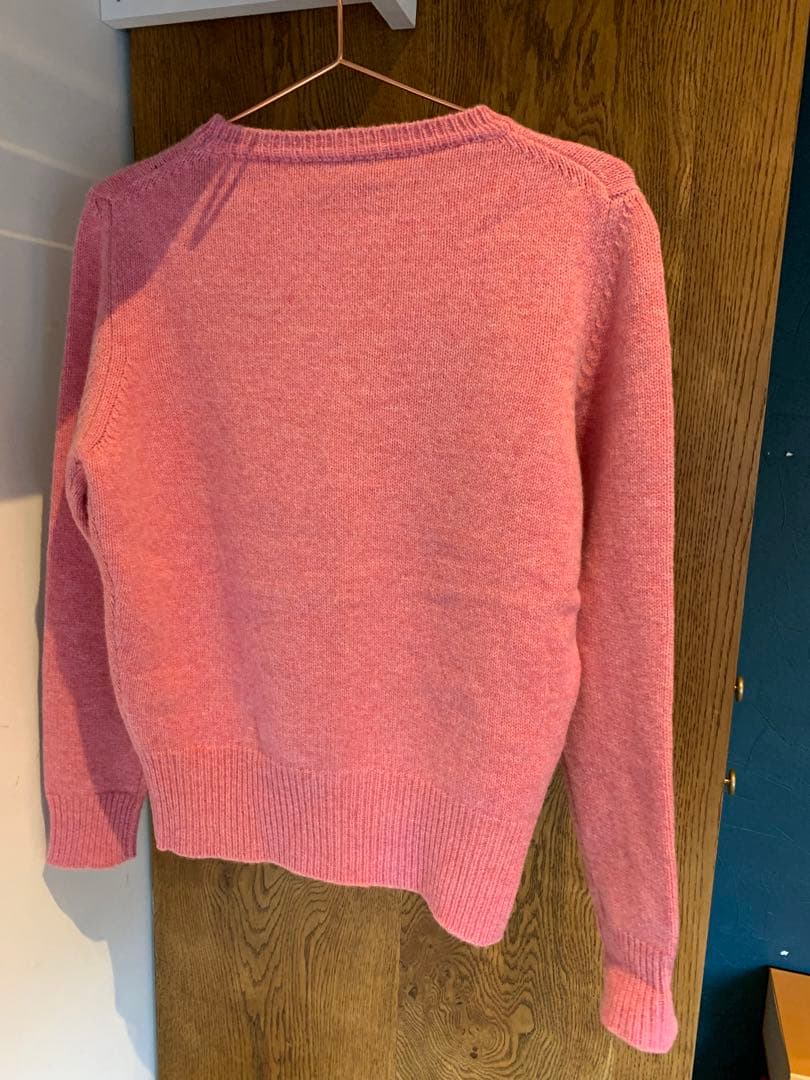 【新品未使用】MAISON KITSUNÉ キツネ柄セーター ピンク