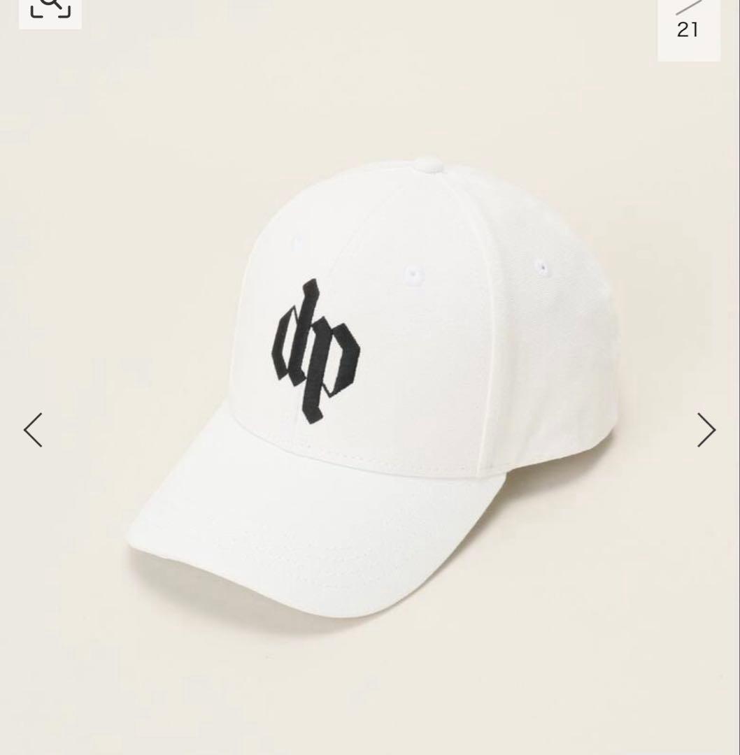 【DARKPARK/ダークパーク】 LOGO CAP ホワイト