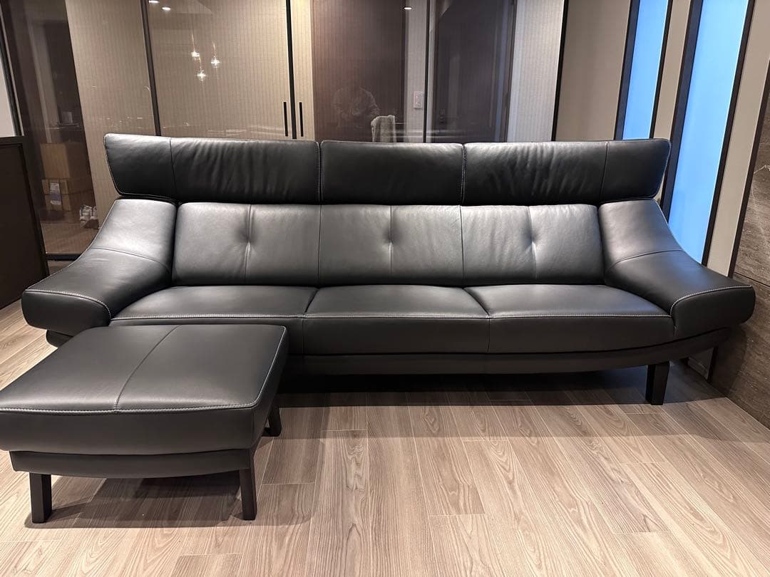 【購入禁止‼️ひろ】karimoku ZU4606 オットマン ブラック