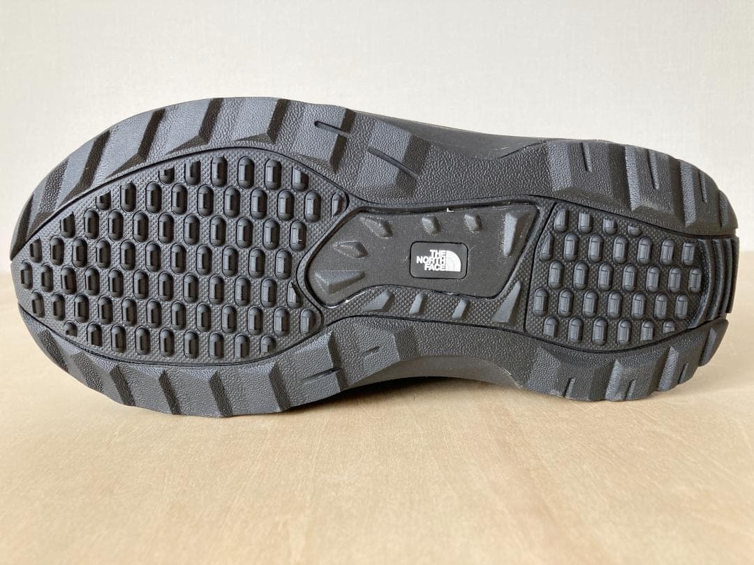 22cm 黒 ノースフェイス キッズ ヌプシ ブーティ ロゴ NFJ52280