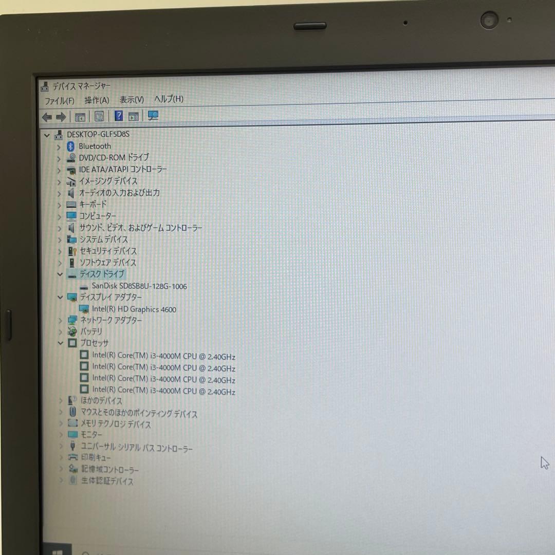 #853 レノボ Thinkpad L540 i3-4000M 8GB