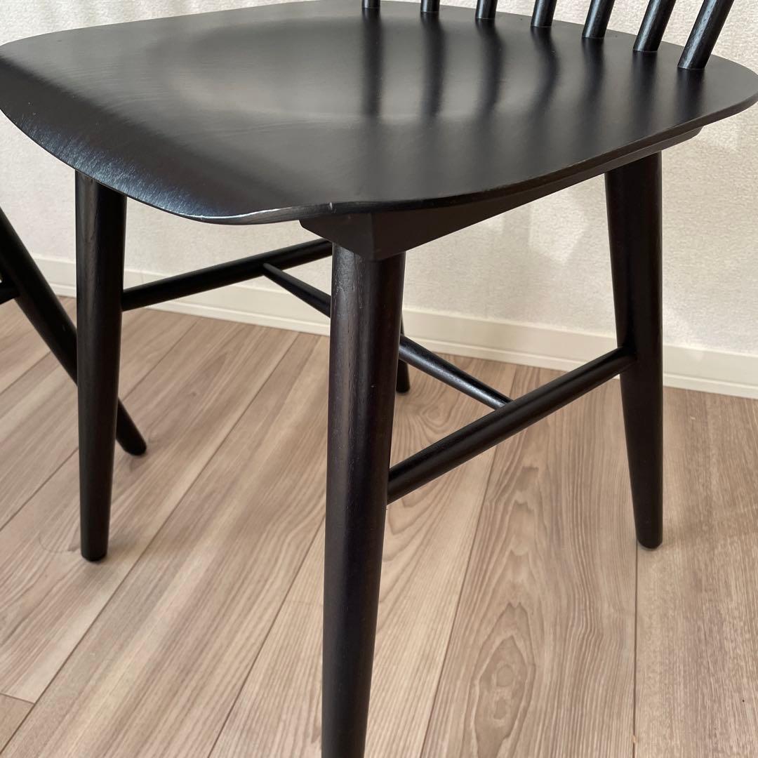 TON アイロニカチェア ブラック 2脚