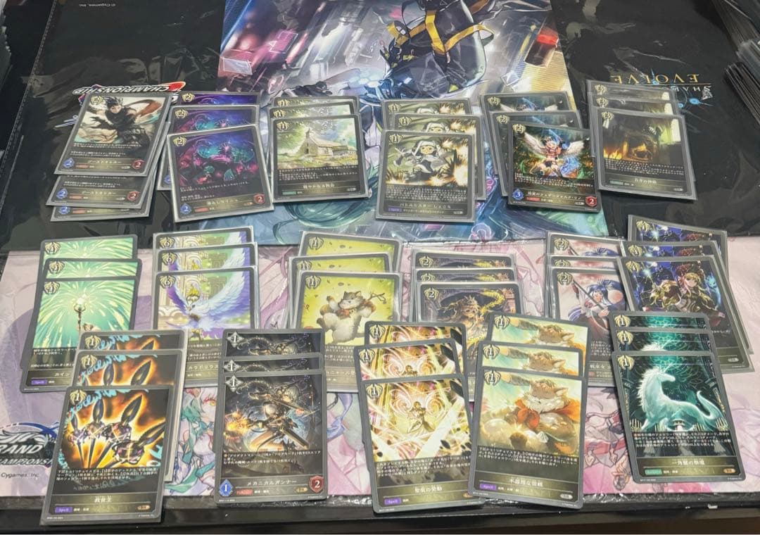 の*む様 シャドウバース エボルヴ ビショップ　デッキパーツ　引退セット　多数