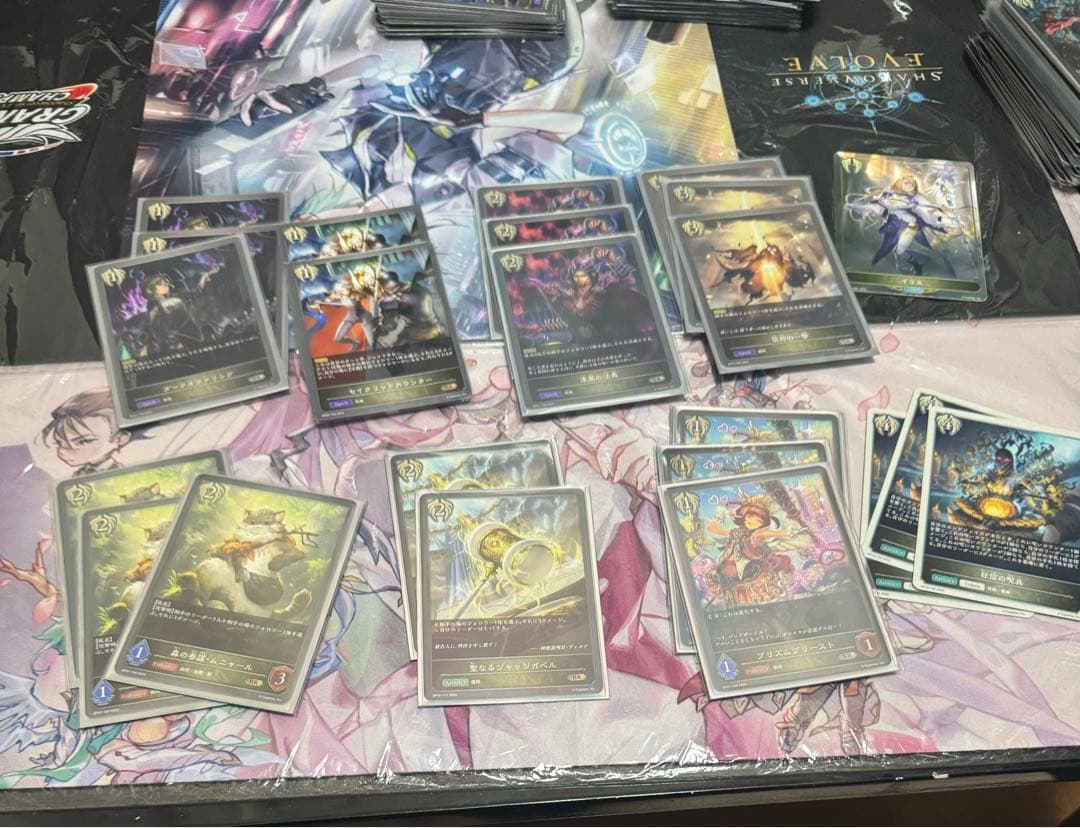 の*む様 シャドウバース エボルヴ ビショップ　デッキパーツ　引退セット　多数