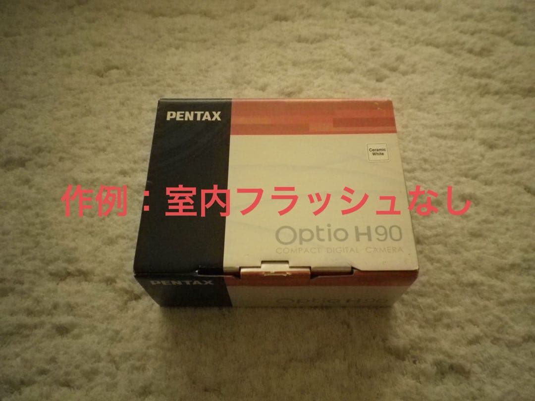 【動作確認済】PENTAX ペンタックス Optio H90 レトロコンデジ 白