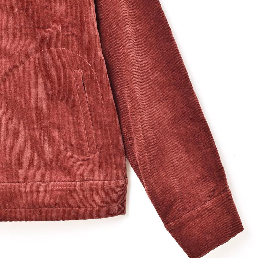 Backers インディアン コーデュロイ　ジャケットバッカーズ刺繍バーガンディ