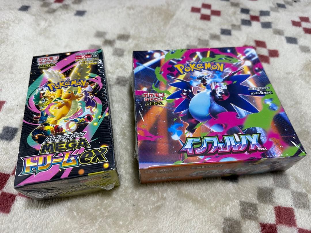 ポケカMEGAドリームEX & インフェルノX セット新品未開封シュリンク付き