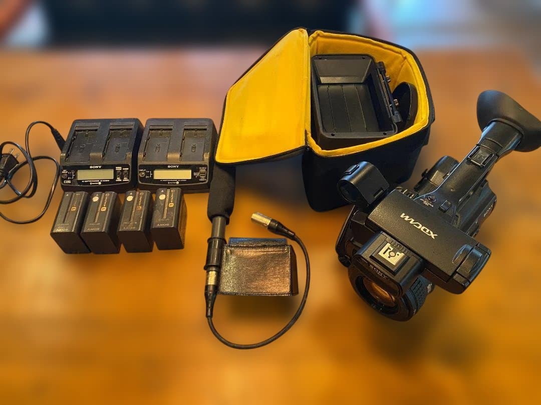 SONY PXW-Z150 ワイコン、マットボックス付き