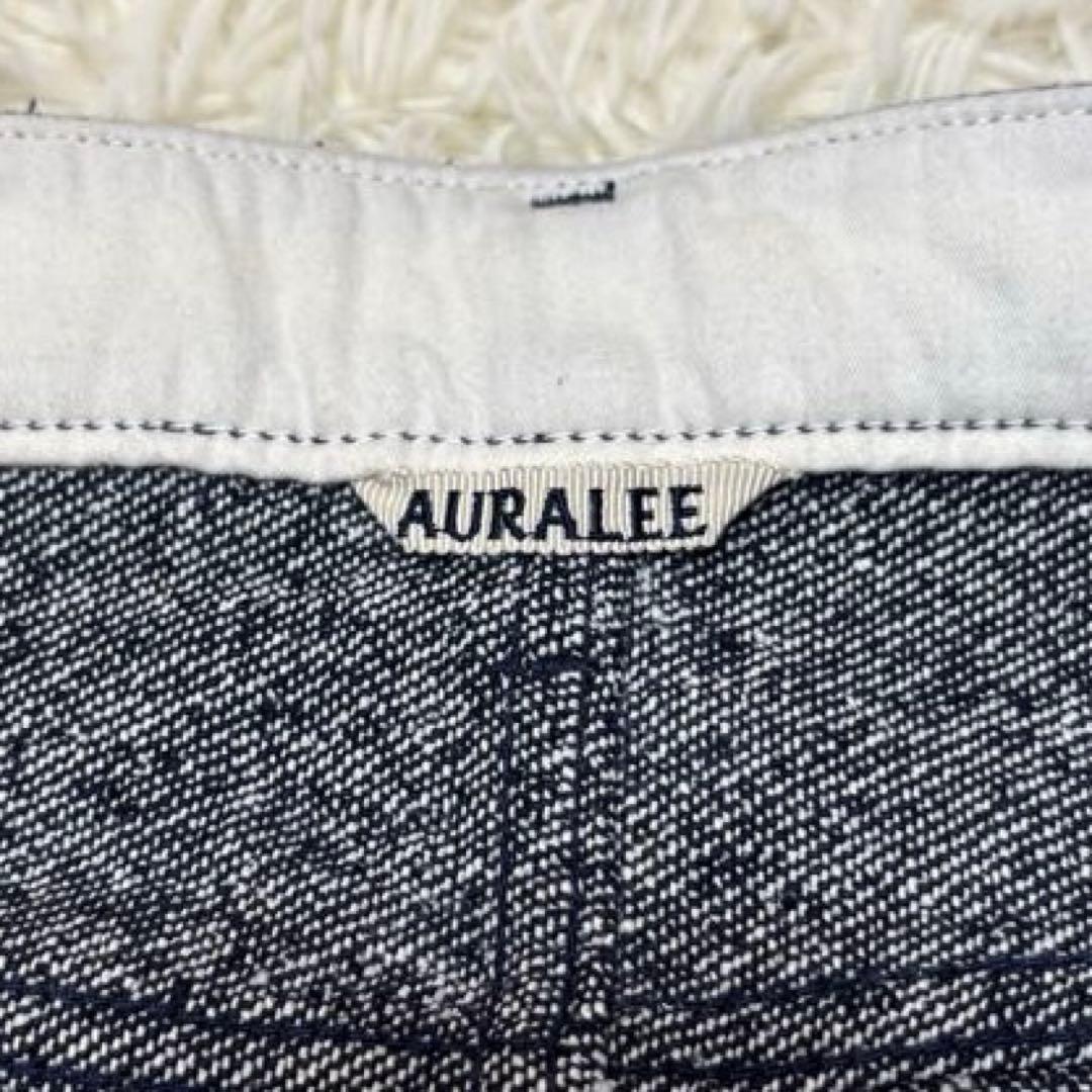 【AURALEE】オーラリー フレア デニム ワイドパンツ ゆったり 美品