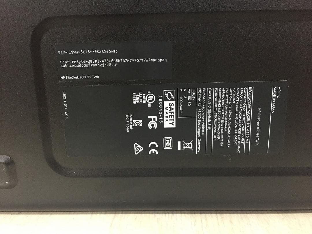 ミニPC HP800G5/i7 9/16G/512G+1T/w11/office/WIFI