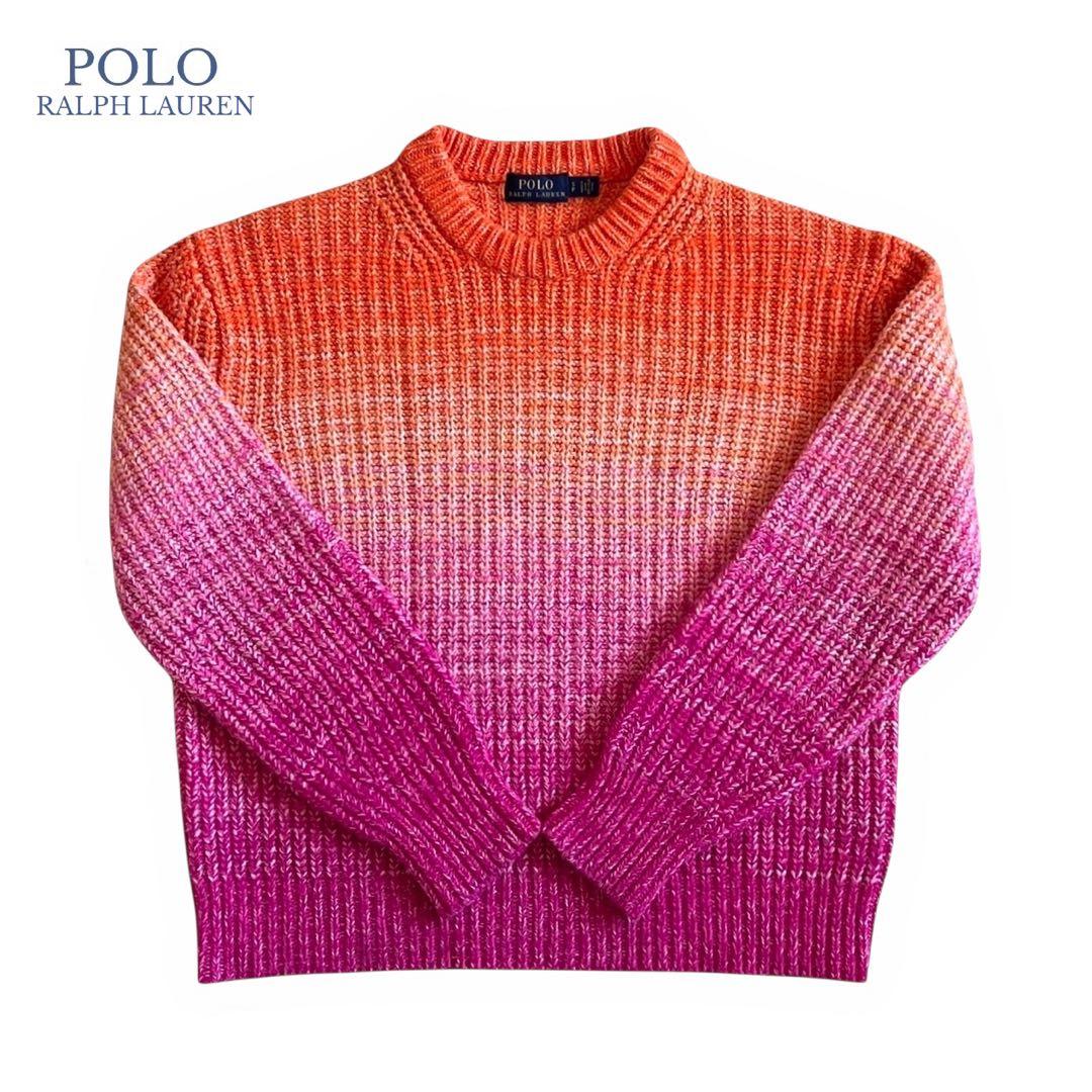 POLO ラルフローレン オンブレ グラデーション ニット セーター カシミヤ