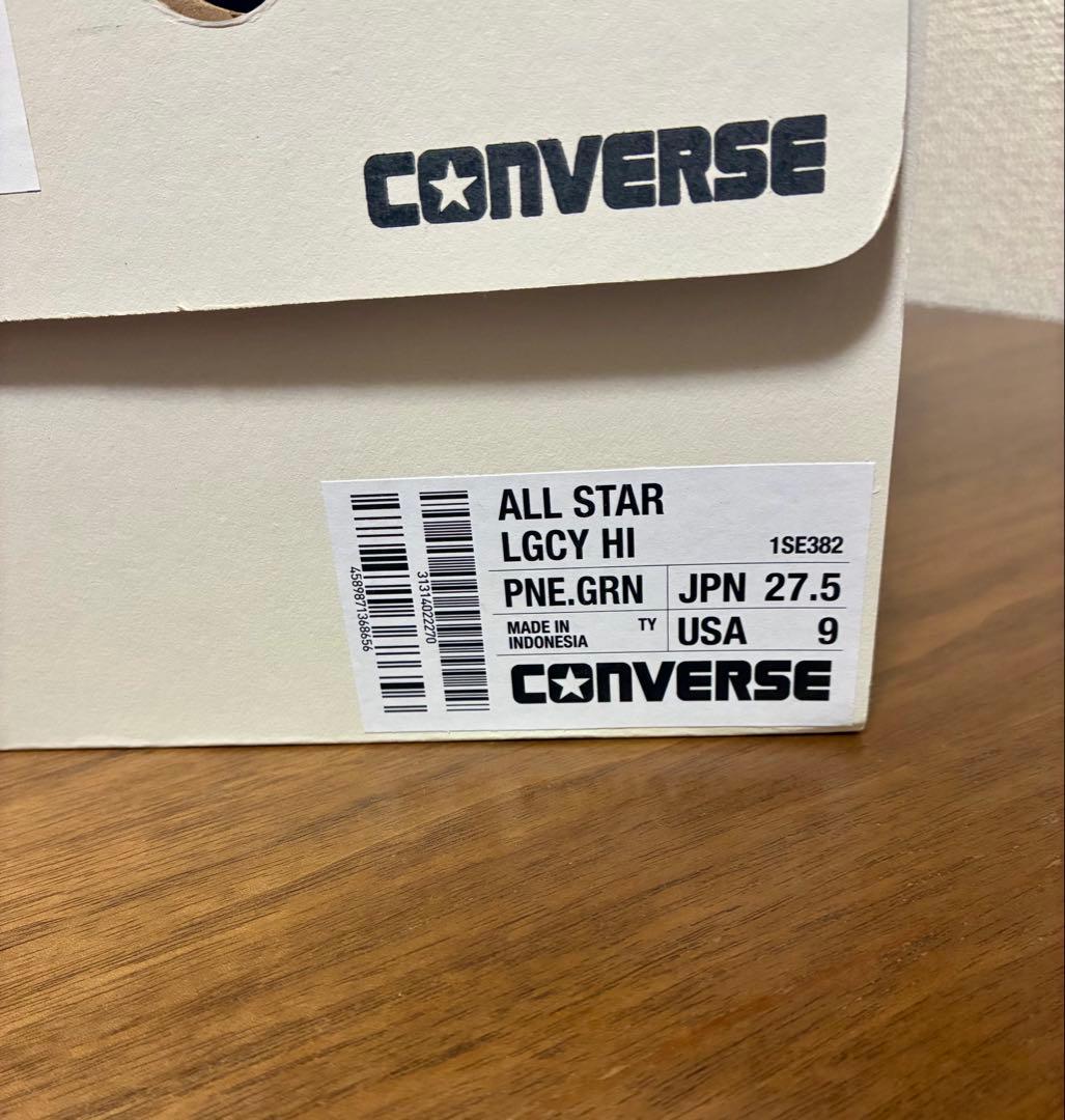 【新品未使用】コンバース オールスターレガシーHI WhiteLGCY27.5㎝
