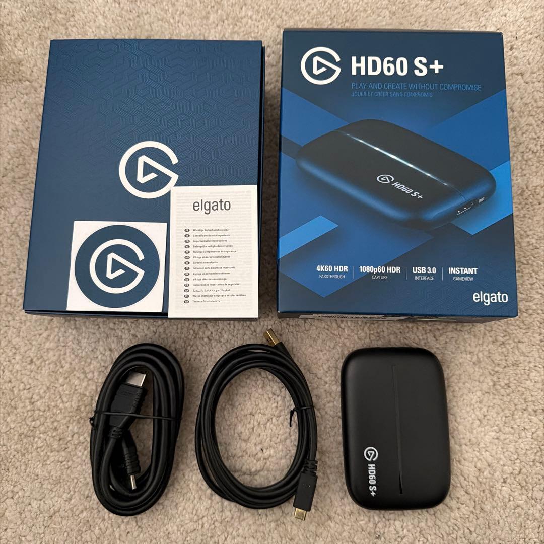 新品同様 Elgato HD60S＋　キャプチャーボード