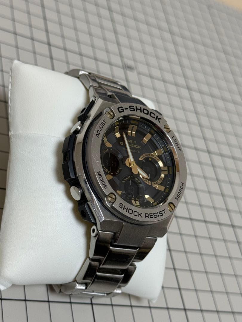 g-shock GST-W110D-1A9JF g-steel メタルバンド