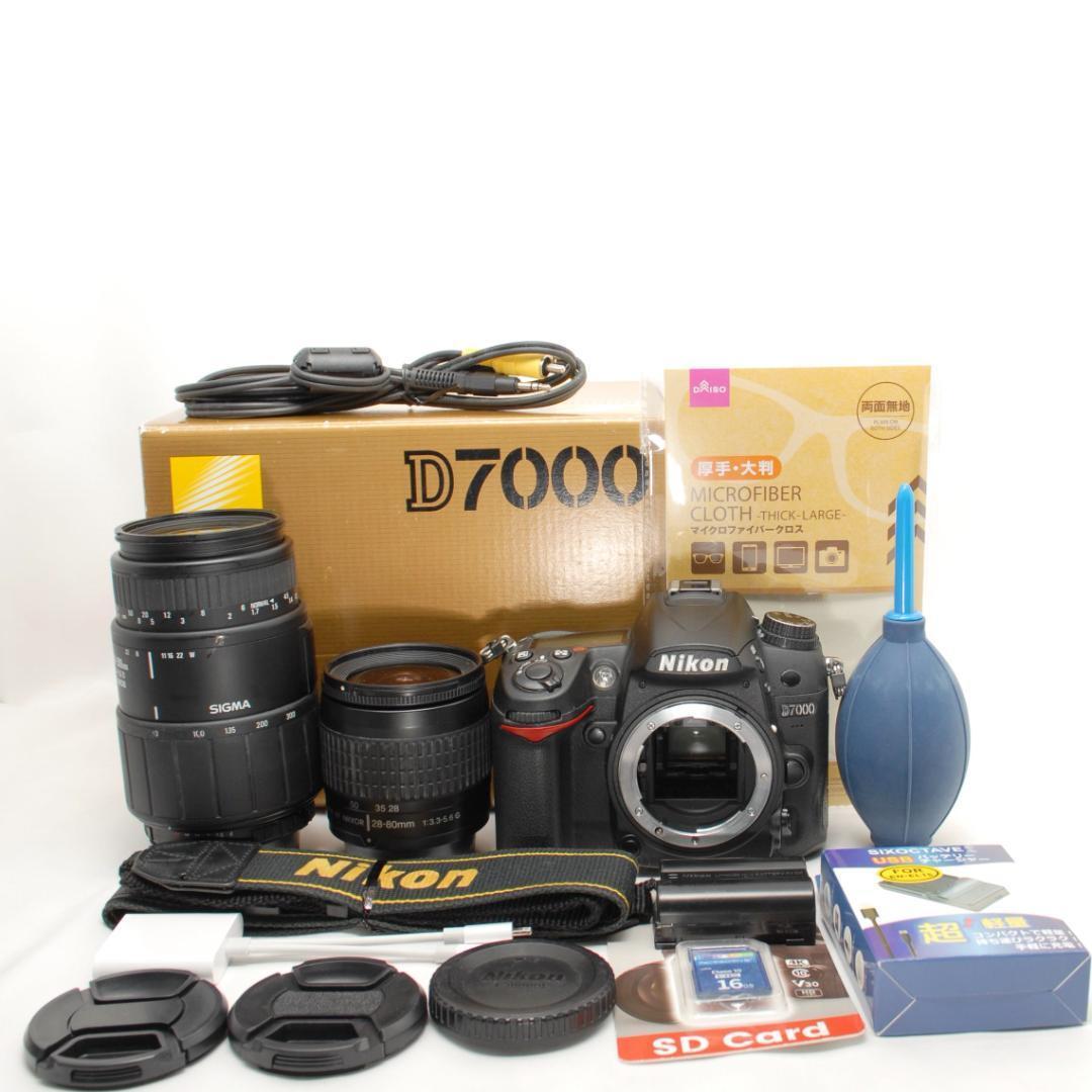 【元箱付き】超望遠ダブルレンズ✨楽々スマホ転送☘️Nikon D7000