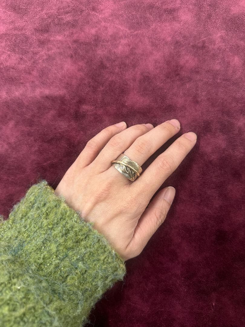 リング WING HANDS K10/SV #14