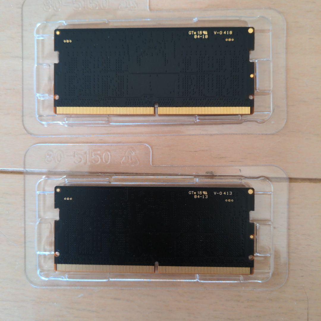 Crucial SODIMM DDR5-5600 メモリ 16G (8G×2枚)
