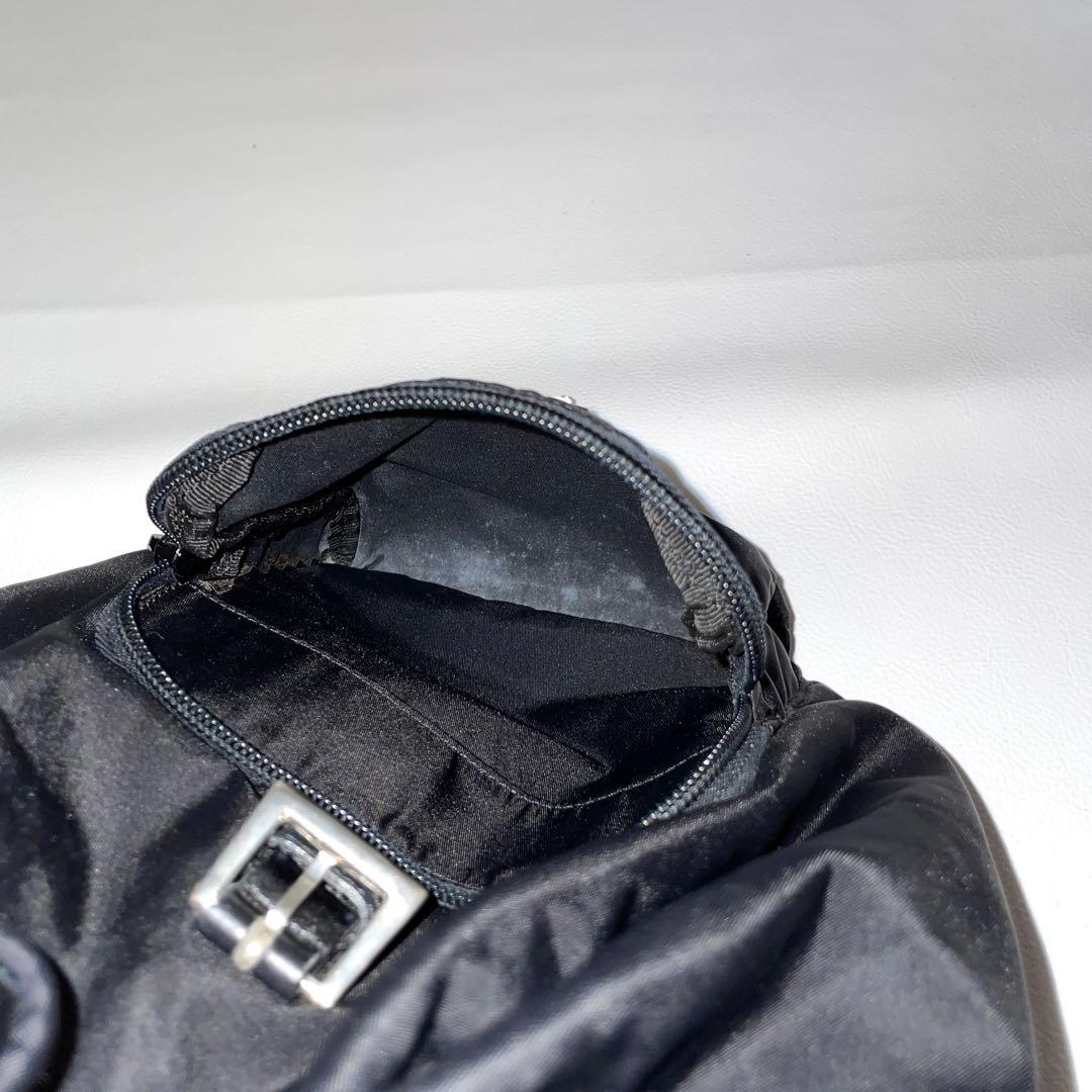 【美品】PRADA プラダ　リュック　バックパック　ナイロン　ブラック　黒
