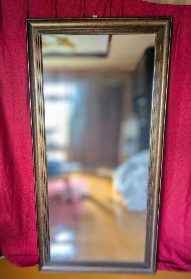 ビンテージ調 大型スタイリングミラー 鏡 姿見