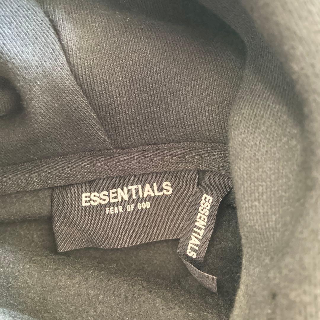 新品未使用　ESSENTIALS ブラック パーカー リフレクター